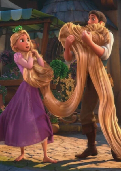 Rapunzel and Flynn Rider photo