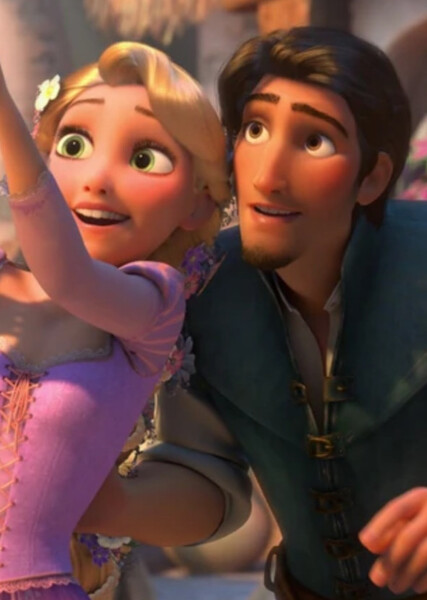 Rapunzel and Flynn Rider