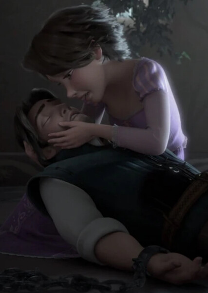 Rapunzel and Flynn Rider photo