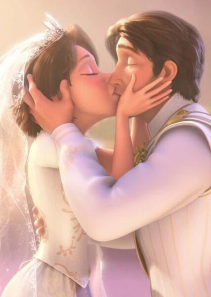 Rapunzel and Flynn Rider