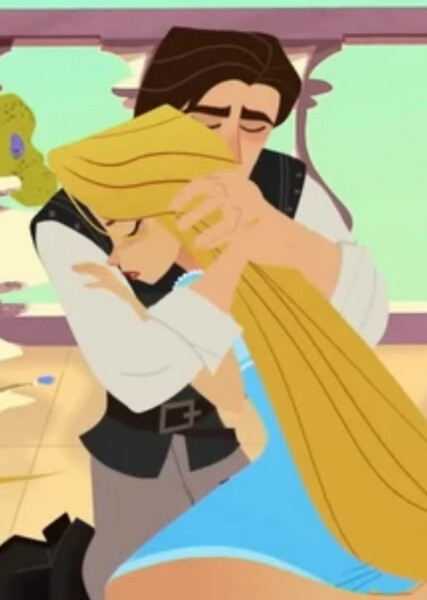 Rapunzel and Flynn Rider photo