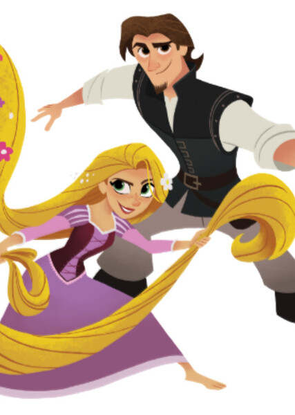 Rapunzel and Flynn Rider