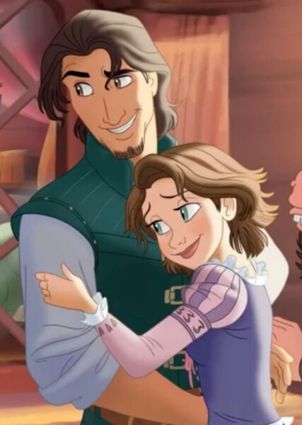 Rapunzel and Flynn Rider photo