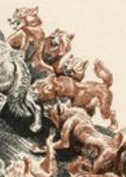Red dogs/dholes (the jungle book) photo