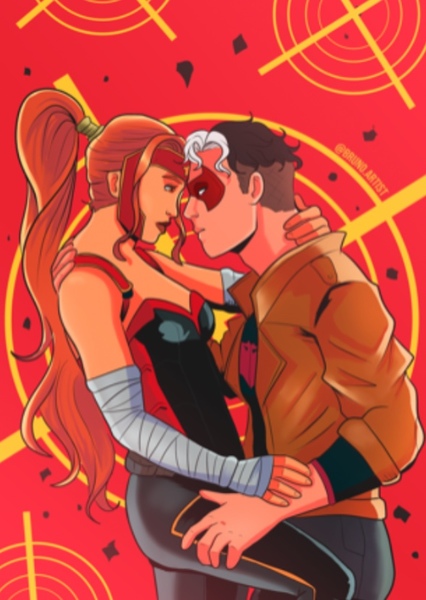 Red Hood and Artemis photo
