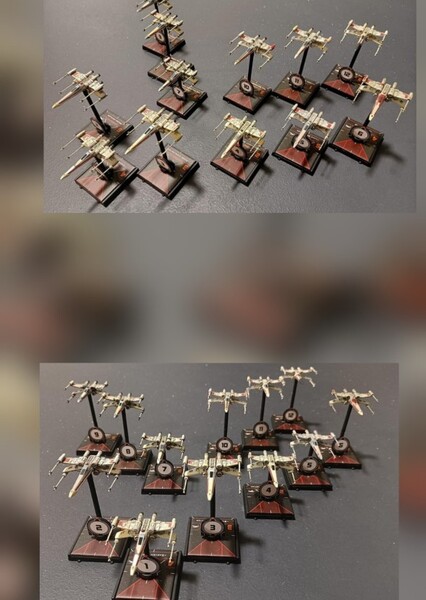 Red X Wing Squadrons/Red Group X Wing Squadrons photo