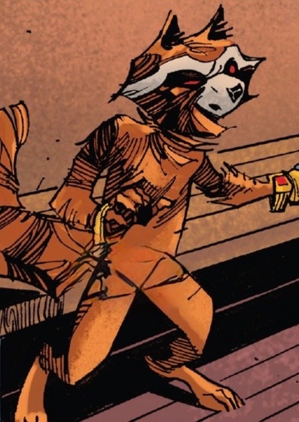 Rocket Raccoon (Grounded/Naked)