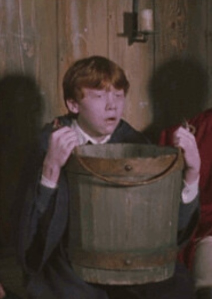 Ron throwing up slugs