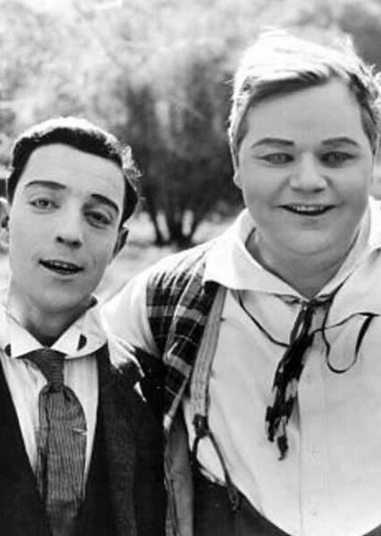 Roscoe Arbuckle and Buster Keaton
