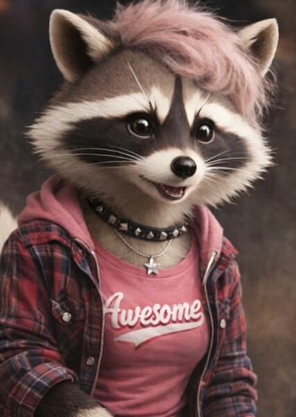 Rosie the Raccoon photo