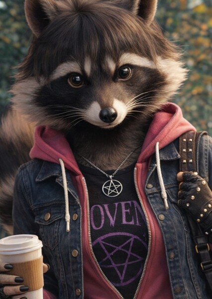 Rosie the Raccoon photo