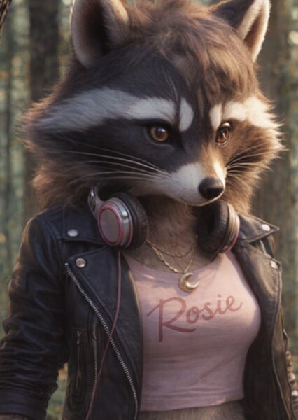 Rosie the Raccoon photo