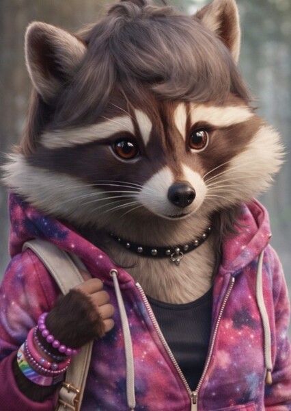Rosie the Raccoon photo