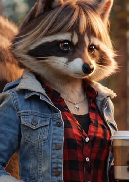 Rosie the Raccoon photo