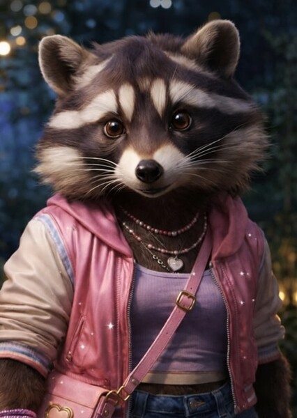Rosie the Raccoon photo