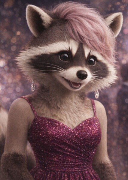 Rosie the Raccoon photo