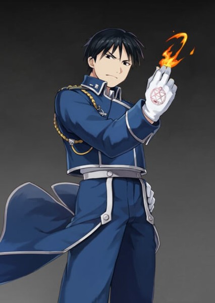 Anime- Roy Mustang from Fullmetal Alchemist: Brotherhood