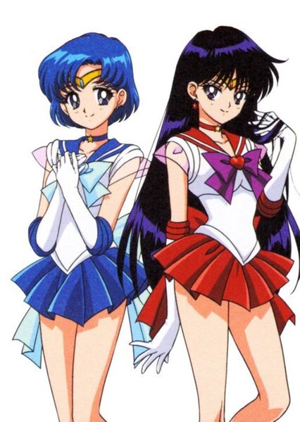 SAILOR SCOUT'S SAILOR MERCURY AND SAILOR MARS photo