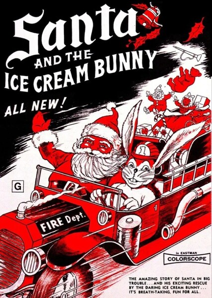 Santa and the Ice Cream Bunny photo