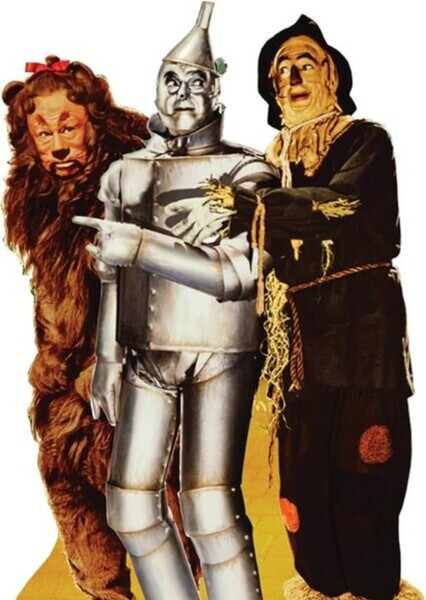 Scarecrow, Tin Man, and Cowardly Lion photo
