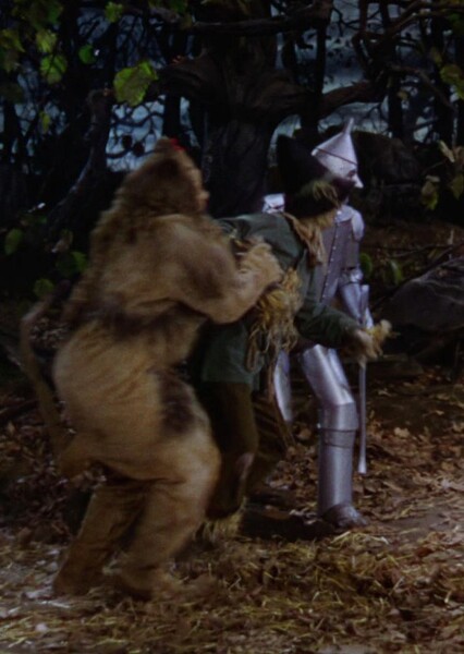 Scarecrow, Tin Man, and Cowardly Lion