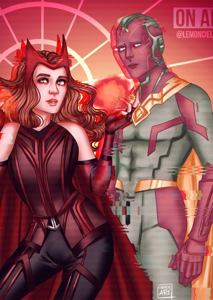 Scarlet Witch and Vision.