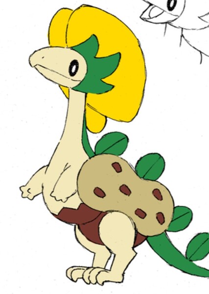 Scrapped Peanut Dinosaur Pokémon
