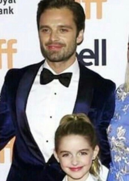 Sebastian Stan and McKenna Grace photo