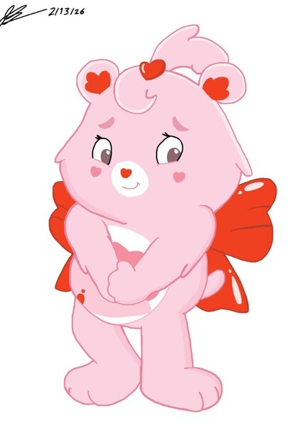 Shy Heart Bear