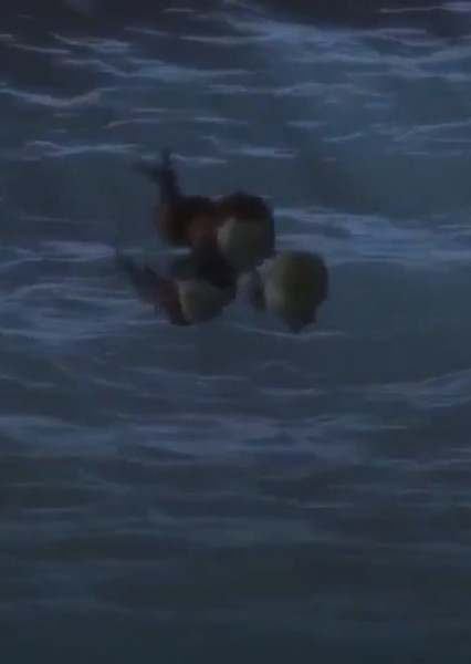 SKYWALKER, WATER - UNDERWATER EXPLOSION, METAL SQUEAKING AND BUBBLES GURGLING, UNDERWATER