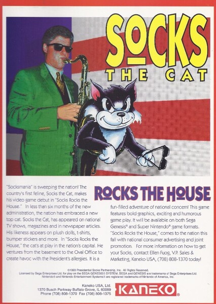 Socks The Cat Rocks The Hill (NEW)