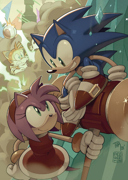 Sonic and Amy photo
