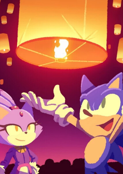 Sonic and Blaze photo