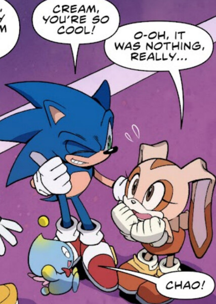 Sonic and Cream photo