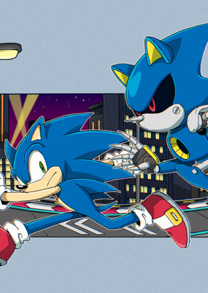 Sonic and Metal Sonic photo
