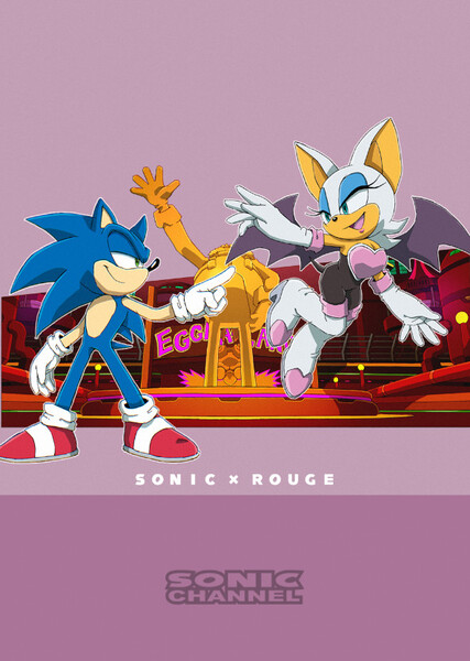 Sonic and Rouge photo