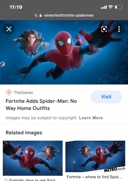 spider-man (earth fortnite) photo