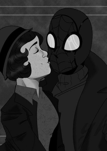Spider-Man Noir and MJ