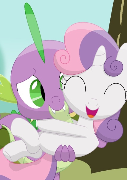 Spike and Sweetie Belle photo