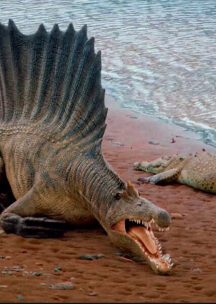 Spinosaurus is sleeping with the crocs