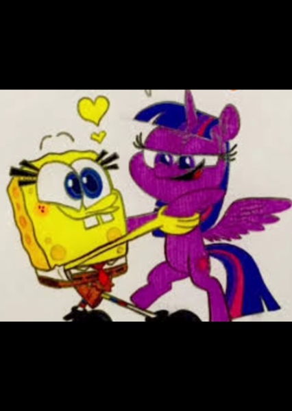 SpongeBob Squarepants and Twilight Sparkle photo