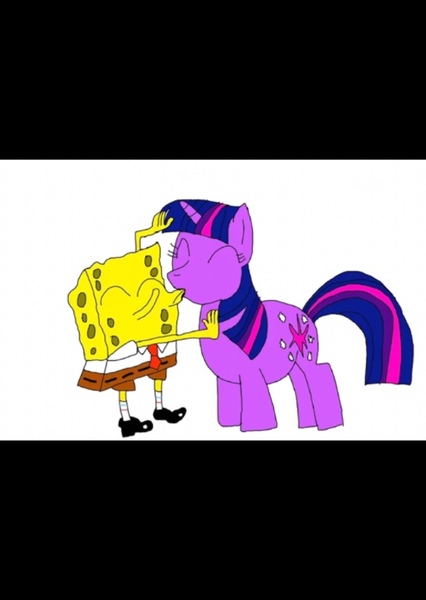 SpongeBob Squarepants and Twilight Sparkle photo
