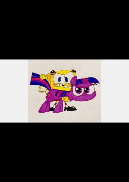 SpongeBob Squarepants and Twilight Sparkle photo