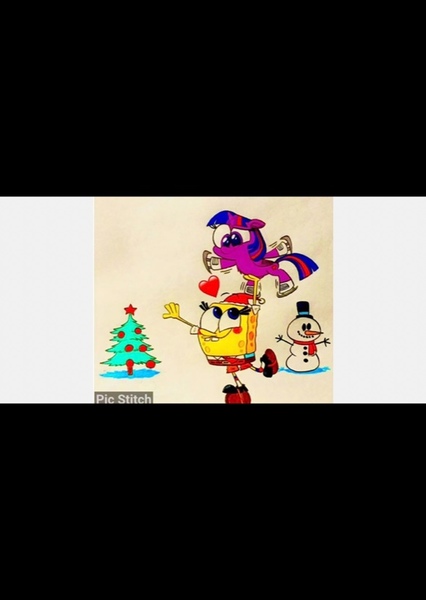SpongeBob Squarepants and Twilight Sparkle photo