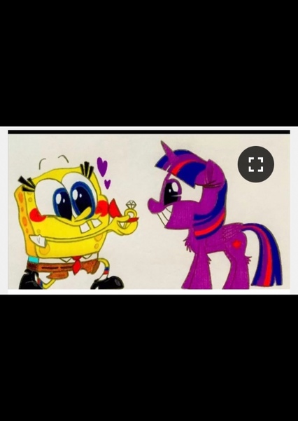 SpongeBob Squarepants and Twilight Sparkle photo