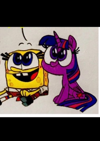 SpongeBob Squarepants and Twilight Sparkle photo