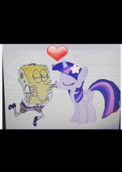 SpongeBob Squarepants and Twilight Sparkle photo