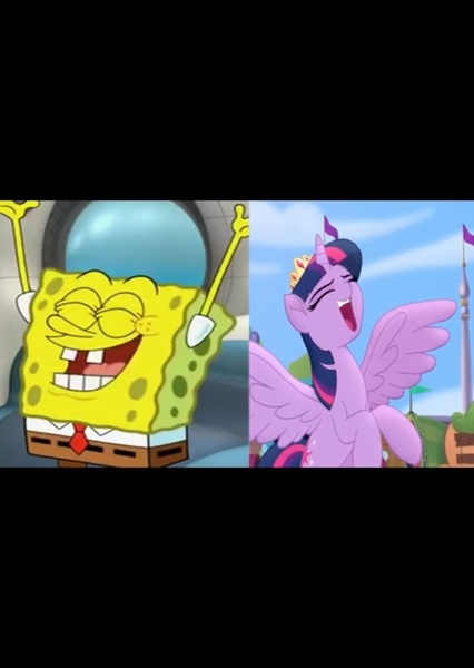 SpongeBob Squarepants and Twilight Sparkle photo