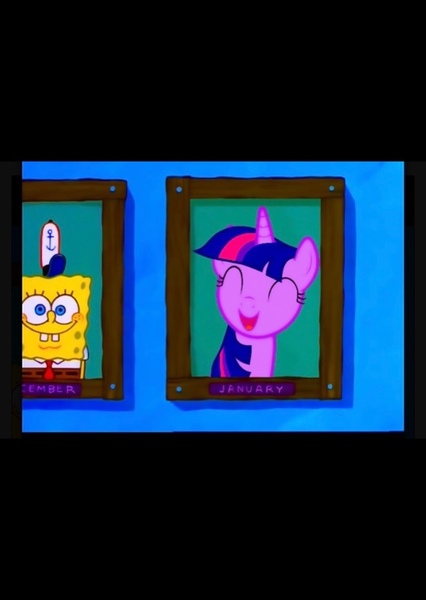 SpongeBob Squarepants and Twilight Sparkle photo