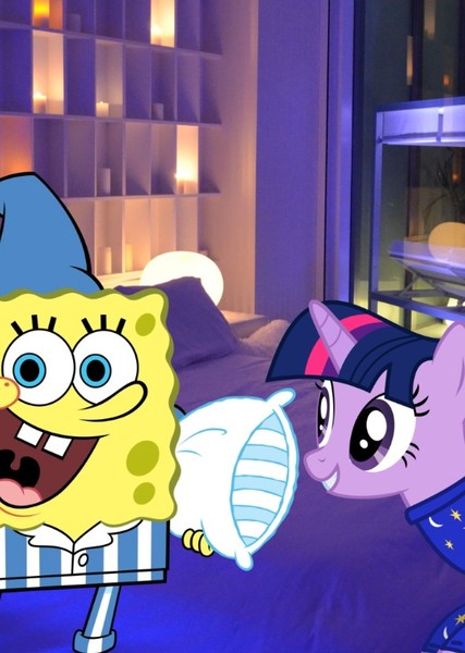SpongeBob Squarepants and Twilight Sparkle photo